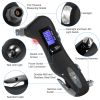 Auto Digital Tire Pressure Gauge 150 PSI 4 Settings LED Flashlight Window Breaker Seat Belt Cutter Emergency Tools 5 in 1 for Car Truck