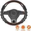 2 x 15in Steering Wheel Booster Cover Universal Fit Car Automobile Non-slip Grip Wheel Sleeve Car Interior Accessories