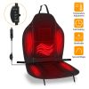 Car Heated Seat Cushion High Low Gear Auto Seat Heating Pad 12V Car Warmer Cover Mat For Driver Parents