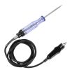 Auto Circuit Tester Car Circuit Tester Pen 6-24V DC System Probe Auto Repair Tools with Light Indicator 59” Cord  for Car Motorcycle