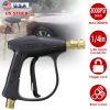1/4in High Pressure Car Washer Sprayer 3000PSI Car Foam Spray Power Short Wand M22-14