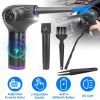 Electric Cordless Air Duster Blower Compressed Air Duster for Computer Keyboard PC Portable Rechargeable Air Blower with Built-in LED Light