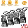 4Pcs Car Headrest Hooks Bling Rhinestones Back Seat Organizer Hanger Holder For Bag Purse Cloth Grocery Umbrellas