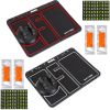 Non-slip Car Phone Mat 4 In1 Dashboard 360° Rotatable Phone Holder Pad with Aroma Parking Number Plate Glow In Dark