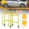 2Pcs Car Basket Straps Adjustable Tow Dolly Tire Basket Straps with Flat Hooks