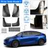 Mud Flaps Splash Guards Replacement No Drilling Splash Guards Fenders Vehicle Sediment Protection for Tesla Model Y