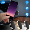 2 Pack Universal Magnetic Car Mounts Dashboard Magnetic Phone Holder Stand Fit for iPhone Galaxy Most Smartphones