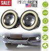 2 Pcs 2.5"Auto COB LED Fog Light 1200LM 6000k White IP65 Waterproof Halo Angel Eye Ring Bulb Lamp Driving DRL 12V