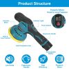 Cordless Car Buffer Polisher with 2Pcs 1500mAh Rechargeable Batteries 8 Speed Levels Wireless Polishing Waxer Machine Kit for Car Detailing