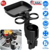 4-in-1 Car Cup Holder Tray Food Table Phone Holder Car Expander Detachable 360 Degree Rotatable Car Desk
