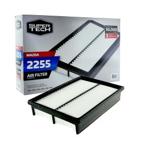 Super Tech 2255 Engine Air Filter, Replacement Filter for Mazda