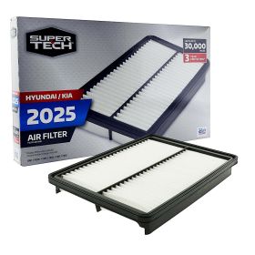Super Tech 2025 Engine Air Filter, Replacement Filter for Hyundai and Kia