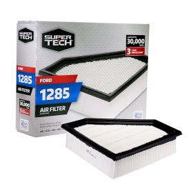 Super Tech 1285 Engine Air Filter, Replacement Filter for Ford