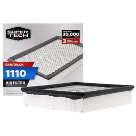 Super Tech 1110 Engine Air Filter, Replacement Filter for Dodge Truck