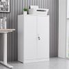 Metal Storage Cabinet with Locking Doors and Adjustable Shelf, Folding Filing Storage Cabinet , Folding Storage Locker Cabinet for Home Office,School