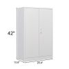 Metal Storage Cabinet with Locking Doors and Adjustable Shelf, Folding Filing Storage Cabinet , Folding Storage Locker Cabinet for Home Office,School