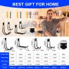 12-piece garage hook Heavy duty, utility steel garage storage hooks, wall-mounted garage hooks and organizers for organizing power tools, ladders