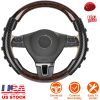 2 x 15in Steering Wheel Booster Cover Universal Fit Car Automobile Non-slip Grip Wheel Sleeve Car Interior Accessories