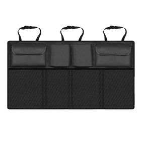 Car Backseat Trunk Organizer Auto Hanging Back Seat Storage Bag Pocket Adjustable Strap