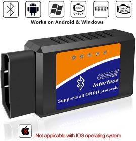 Bluetooth OBD2 OBDII Car Diagnostic Scanner Tool Check Engine Fault Code Reader (Option: Multicolor)